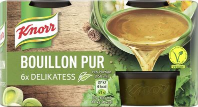 Knorr Bouillon Pur Delikatess 168g, 8er Pack (8x168g)