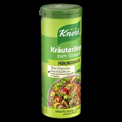 Knorr Kräuterlinge Gewürzmischung für Gemüse vegan 60g, 8er Pack (8x60g)