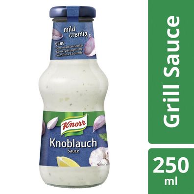 Knorr Schlemmersauce Knoblauch 250ml, 6er Pack (6x250 ml)