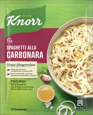 Knorr Spaghetti alla Carbonara 36g Beutel
