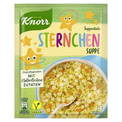 Knorr Suppenliebe Sternchen Suppe ergibt 1 L, 84 g Beutel 13er Pack