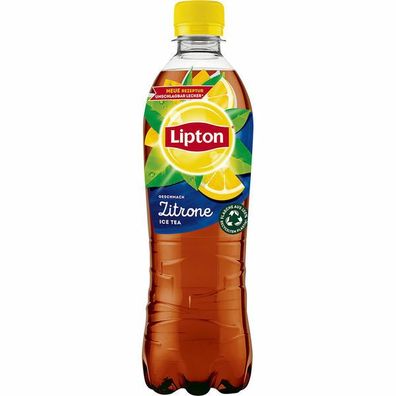 Lipton Zitrone 0,50 L Flasche, 6er Pack (6x0,50L) Einweg-Pfand