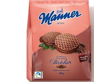 MANNER Toertchen SCHOKO Brownie 400g Beutel, 8er Pack (8x400g)