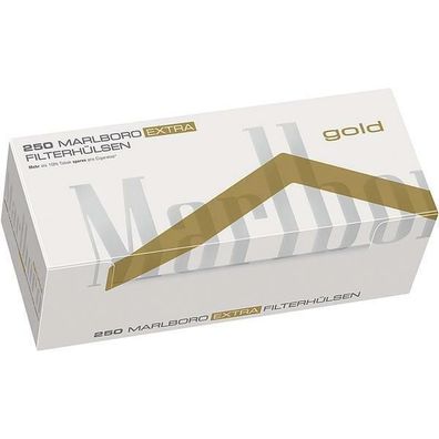 Marlboro Gold Extra Filterhülsen Hülsen Zigarettenhülsen 4x250er Pg.