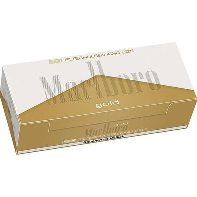 Marlboro Hülsen Gold Filterhülsen Zigarettenhülsen 5x200er Pg.