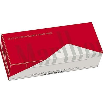 Marlboro Hülsen Red Filterhülsen Zigarettenhülsen 5x200er Pg.