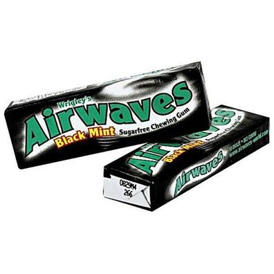 Wrigleys Airwaves Black Mint, Kaugummi, Dragee 30 Packungen