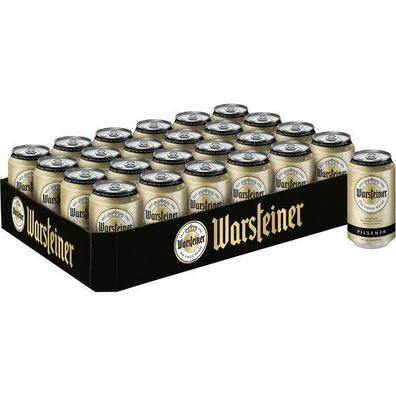 Warsteiner Premium Pilsener 4,8% Vol. 0,33 L Dose, 24er Pack EINWEG Pfand