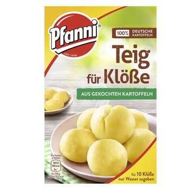 Pfanni Teig für Klöße AUS Gekochten Kartoffeln 275g, 9er Pack (9x 275g)
