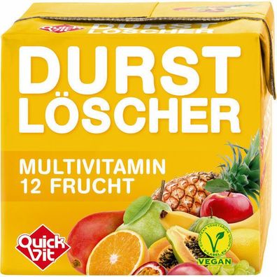 QuickVit Durstlöscher Multivitamin 500 ml Packung 12er pack (12x0.50L)