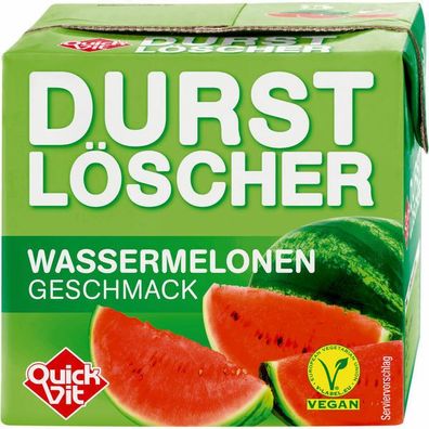 QuickVit Durstlöscher Wassermelone 500 ml Packung 12er Pack (12 x 500 ml)