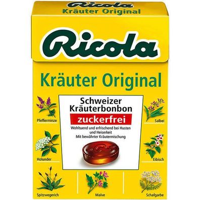 Ricola Kräuter Original ohne Zucker 20x50 g Bx.
