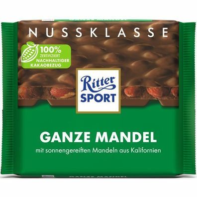 Ritter Sport Nuss-Klasse Ganze Mandel 100g Tafel 11er Pack (11x100 g)