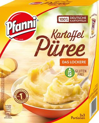 Pfanni Kartoffel Pürre Das Lockere 3x3 Portionen 240g, 14er Pack (14x240g)