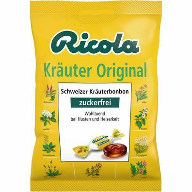 Ricola Kräuterzucker ohne Zucker 18x75 g Bt.