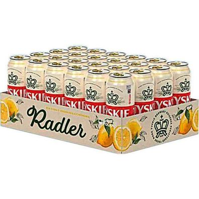 Tyskie Radler 2 % Vol. 0,5 L Dose, 24er Pack (24x0,5L) Einweg-Pfand