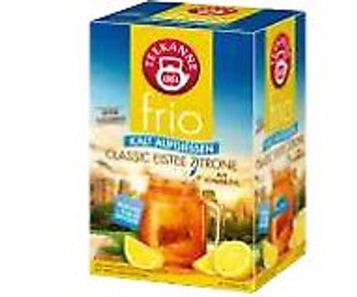 Teekanne Frio Eistee Zitrone 18 Teebeutel 45 g Packung 10er Pack (45g x 10)