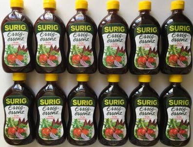 Surig Essig-essenz für die Küche - 12 x 400 gr/ 388 ml