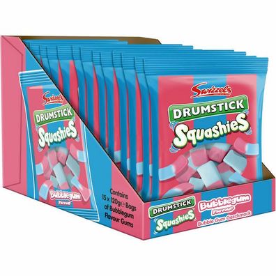 Swizzels Drumstick Squashies Bubble Gum Flavour 15x120 g Stück