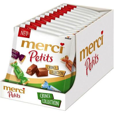Merci Petits Crunch Collection Pralinen Schokolade 12x125 g Bt