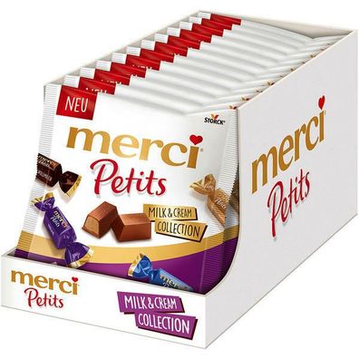 Merci Petits Milk&Cream Collection Pralinen Schokolade 12x125 g Bt