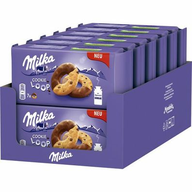 Milka Cookie Loop 12x154 g Packung