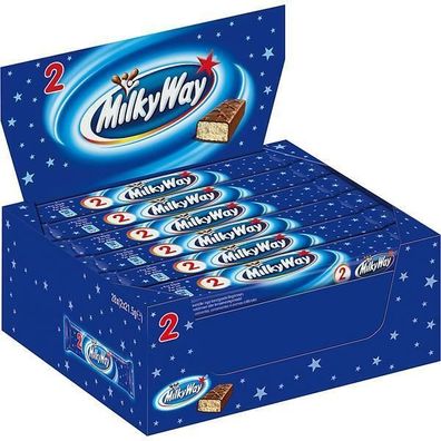 Milky Way 2er Pack, Schokolade 28x43g Riegel