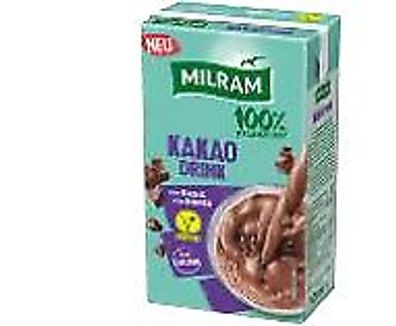 MILRAM KAKAO HAFER DRINK VEGAN 500 ml Packung 10er Pack (500ml x 10)