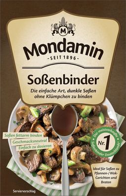 Mondamin Soßenbinder Dunkel 250 g Packung, 24er Pack ( 24x250g )