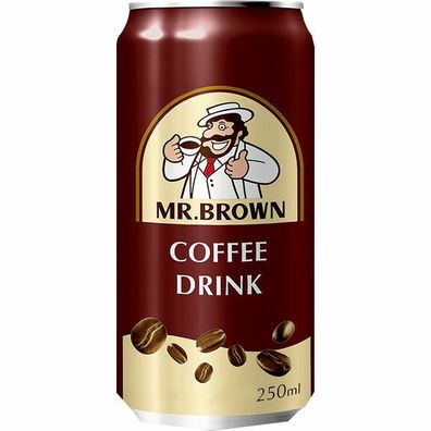 Mr. Brown Coffee Drink 24x0,25 L Dose Einweg Pfand