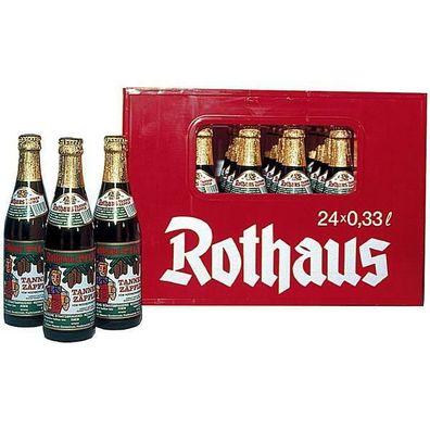Rothaus Tannenzäpfle 5,1% 0,33L Flasche, 24er Pack (24x0,33L) Mehrweg-Pfand