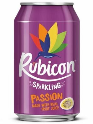 Rubicon Sparkling Passion 330 ml Dose, 24er Pack (24x0,33 L) EINWEG PFAND