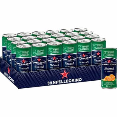 Sanpellegrino Naturali Clementina 24x0,33 L Dose Einweg-Pfand