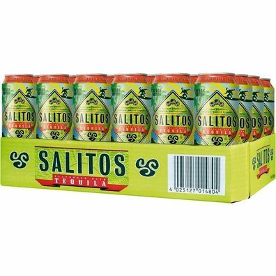 Salitos Tequila Bier 5,9 % Vol. 0,5 L Dose, 24er Pack (24x0,5 L) Einweg-Pfand