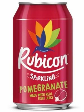 Rubicon Sparkling Pomegranate 330 ml Dose, 24er Pack (24x0,33 L) EINWEG PFAND