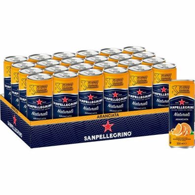 Sanpellegrino Naturali Aranciata 24x0,33 L Dose Einweg-Pfand