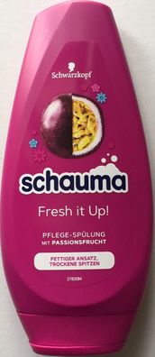 Schauma Fresh it up! Pflege-Spülung mit leckerer Passionsfrucht 250 ml Flasche