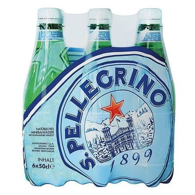 San Pellegrino natürliches Mineralwasser, 24x0.50L Fl., Einweg-Pfand