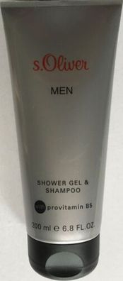 s. Oliver Men Shower Gel & Shampoo - mit Provitamin B5 - 200 ml (Gr. Standardgröße)