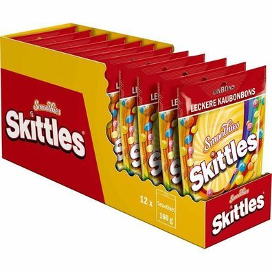 Skittles Smoothies 12x160g