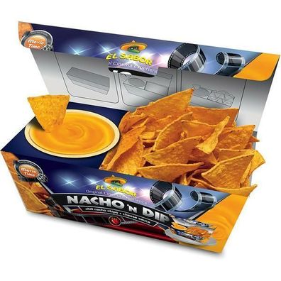 El Sabor Nacho n Dip Cheese Chili Nachos mit Cheese Dip 12x175 g Bx.