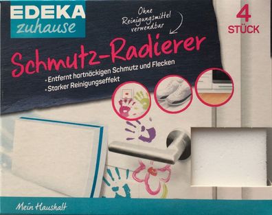 Edeka Schmutz-Radierer 4 Schwämme Radierschwamm Putzschwamm (Gr. --)