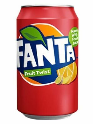 FANTA FRUIT TWIST 330 ml Dosen, 24er Pack (24x0.33L) EINWEG PFAND