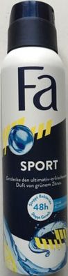 Fa Sport Deodorant 150 ml - 6er Pack (Gr. Standardgröße)