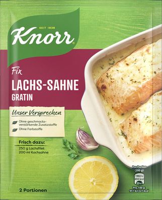 Knorr Fix Lachs-Sahne Gratin 28 g Beutel