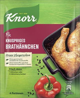 Knorr Fix knuspriges Brathähnchen 29 g Beutel, 28er Pack (28x29g)