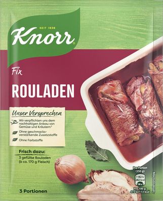 Knorr Fix Rouladen 31g Beutel, 29er Pack (29x31g)