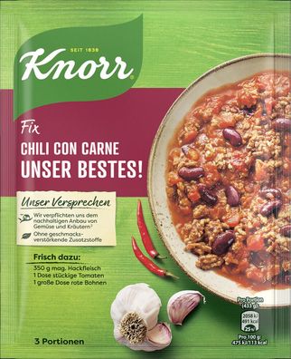 Knorr Fix Chili con Carne Unser Bestes! 49 g Beutel