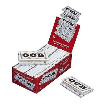 OCB weiß kurz No.4 Drehpapier/ Blättchen/ Zigarettenpapier 25x100Bl Pg.