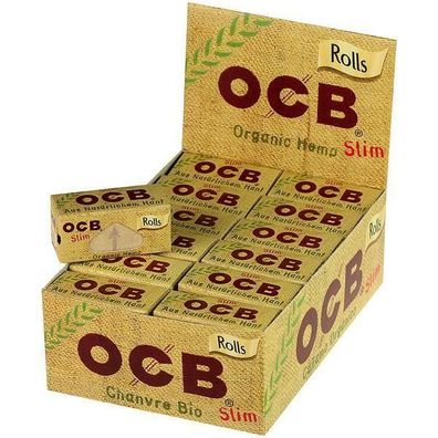 OCB Organic Hemp Slim Rolls aus Bio-Hanf ungebleicht